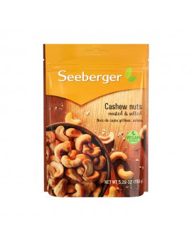 Noix de Cajou Grillées Salées 150g Seeberger